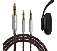 okcsc ZT8 Câble de casque double 3,5 mm vers 4,4 mm pour casque Hifiman Sundara/ANANDA-BTHE4XX/HE-400i/560,8 Core OFC 3,5 mm Câble d'extension auxiliaire pour casque NW-ZX300A/ZX505WM1Z/FiiO M11 Plus