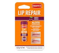 O'Keeffe's Lip Repair Cerise - Baume à lèvres réparateur pour les lèvres sèches et gercées - Hydratation 24h