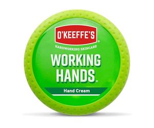 O'Keeffe's Working Hands Pot de 96 g - Crème pour les mains extrêmement sèches, craquelées | Augmente instantanément le contenu hydratant, forme une couche protectrice et prévient la perte d'humidité