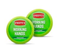 O'Keeffe's Working Hands, pot de 96 g (lot de 2) - Crème pour les mains extrêmement sèches et craquelées | Augmente instantanément les niveaux d'humidité, crée une couche protectrice et empêche la
