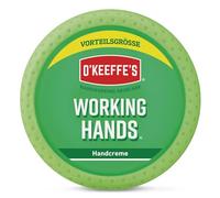 O'Keeffe's Working Hands Pot de crème pour les mains extrêmement sèches et craquelées en pot de 193 g - Augmente immédiatement la teneur en humidité, forme une couche protectrice et empêche la perte