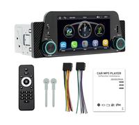 Okeeyseda 1 Din 5 Pouces Voiture MP5 Lecteur de Navigation Stéréo Intelligent Bluetooth Inverse Voiture Interconnexion sans Carplay + Android Auto