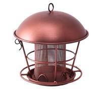 Okeeyseda 1 PCS Distributeur de Nourriture pour Oiseaux à Suspendre en Extérieur, Cadeaux pour Maman, Mamie, Femmes, Métal Imperméable, Mangeoires pour Oiseaux Sauvages de Jardin à L'Extérieur