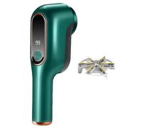 Okeeyseda 1 PCS Éliminateur de Peluches Électrique Rechargeable ABS Éliminateur de Peluches Affichage Numérique de L'Alimentation Vert