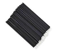 Okeeyseda 100 Pcs Beauté Maquillage Eyeliner Brosses Jetable Eyeliner Brosse avec Cap Blanc