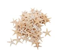 Okeeyseda 100 PièCes SéRies Naturel éToile de Mer Coquillage Plage Artisanat Naturel éToiles de Mer Bricolage Plage Mariage DéCoration Artisanat DéCor à 1-5 Cm