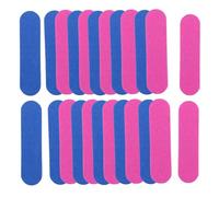Okeeyseda 100Pcs À Ongles Mini Outils de Manucure Jetables 180/240 Ponçage Tampon En Bois Double Couleur