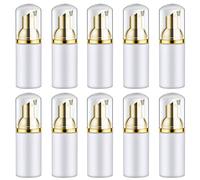 Okeeyseda 10Pcs Plastique Bouteille de Mousse Moussante en Plastique Mousses Distributeur de Liquide, Shampooing Mousse Lotion Embouteillage Bouteilles de Mousse