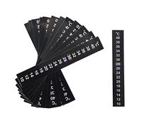 Okeeyseda 12 PièCes SéRies Aquarium Portable Aquarium Coller sur Thermographe Mesure de la TempéRature Celsius ThermomèTre Autocollant