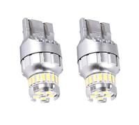 Okeeyseda 2 PièCes Voiture T20 7440 W21W LED Canbus Feux de Recul 7443 Ampoule LED Feux de Freinage 6000K Lampe Super Lumineuse