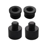 Okeeyseda 4 PièCes Adaptateur de Filetage de Microphone 5/8 à 3/8 Mâle et 3/8 à 5/8 Mâle Filetage D'Adaptateur de Vis pour Support de Micro