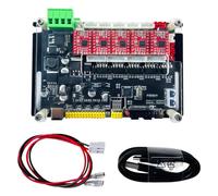 Okeeyseda Carte de Commande de Machine à Graver GRBL Carte de Commande MCU 4 Axes DC 24 V-5 A Réserve 24 V, 12 V, 5 V Port de Sortie de Puissance DIY