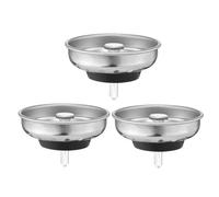 Okeeyseda Filtre D'Évier de Cuisine Américain à Tête Plate, Bouchon D'Eau, Pièces D'Égout Européennes