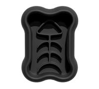 Okeeyseda Gamelle pour Chien, Gamelle Amusante, Gamelle pour Chien, Gamelle pour Chien, Gamelle de Riz, Gamelle pour Chien à Alimentation Lente, Anti-Étouffement et Anti-Vomissement Noir
