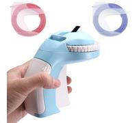 Okeeyseda Imprimante D'Étiquettes de Gaufrage 3D Portable DIY Impression Manuelle D'Étiquettes 12965 Machine à Écrire Manuelle Bleu