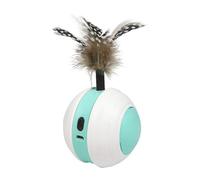 Okeeyseda Jouet Électrique pour Chat - Jouet Interactif - Balle pour Chat - Balle pour Chat à Mouvement Automatique - Rechargeable par USB - Jouet pour Chat à 2 Modes