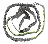 Okeeyseda Laisse de Chien Mains, Laisse de Course pour Chien RéTractable, Ceinture de Course pour Chien éLastique à L'éLastique, Laisse de Jogging avec Ceinture Verte