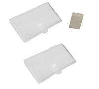 Okeeyseda Livre de Rangement de Transparent, Boîte à, Porte-Mouchoirs avec Sac, Livre de Rangement de Transparent avec Sac à Fermeture Éclair