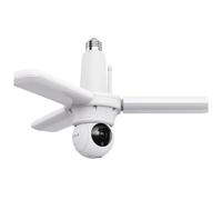 Okeeyseda Lumière LED de Garage E26 avec Caméra de Sécurité Intelligente pour Garages, Hangars, Couloirs, Etc. Éclairage Temporisé, Éclairage de Mouvement
