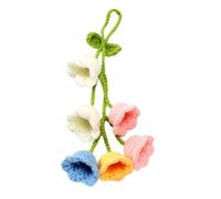 Okeeyseda Mignons Accessoires de Suspension D'Intérieur de Voiture, Clochette de Voiture Tricotée à la Main, Pendentif de Voiture, Rétroviseur de Remplacement, Suspendu C