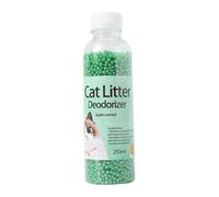 Okeeyseda Nettoyage des Toilettes pour Chaton 300 G, Perle Déodorante pour Litière pour Chat, Artefact Absorbant Les Odeurs d'animaux de Compagnie, Charbon Actif, Puanteur de Sable pour Chat-E Facile