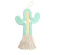Okeeyseda Ornement Cactus Chambre-Décor Gland Tissé Tenture Murale Mignon Pépinière Décoration Murale Cadeau Mignon Balançoire Voiture Pendentif Bleu Clair