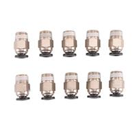 Okeeyseda Pc4-M10 Mâle Droit Pneumatique Pefe Tube Pousser pour -V6 Connecteur Extrudeuse Bowden Imprimante 3D (Paquet De 10 Pcs)