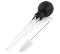 Okeeyseda Pipette à Dinde en Silicone avec Bulbe de Succion et Brosse de Nettoyage pour Aromatiser la Viande de Volaille de Bœuf, L'Injecter de Marinade et de Barbecue.