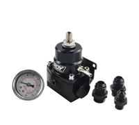 Okeeyseda Régulateur D'Injection de Carburant AN8/8/6 avec Jauge de Suralimentation 8AN Noir