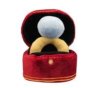 Okeeyseda Ring Box Peluche Love Case Peluche Pet Chew Toy Sounds Puppies Kids Soft Dog IntéResséS