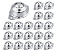 Okeeyseda Rouleaux de Convoyeur, Roulements à Rouleaux de Support de 1 Pouce, 20 Billes à Rouleaux pour une Rotation Fluide à 360 Degrés, Plate-Forme de Camionnette