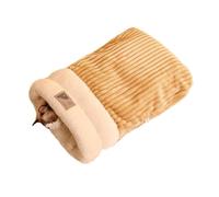 Okeeyseda Sac de Couchage d'hiver pour Chat en Peluche, Sac de Couchage Auto-Chauffant pour Chat D'Intérieur, Cachette pour Chat, Sac de Couchage pour Animal de Compagnie B