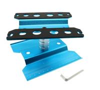 Okeeyseda Station de Réparation de Voitures Miniatures, Station Rotative, Station de Réparation de Véhicules d'escalade Tout-Terrain, Bleu Ciel