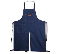 Okeeyseda Tablier de Poterie à Jambe Fendue Réglable avec Poche, Salopette de Retenue de Boue pour Sculpture en Céramique DIY