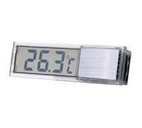 Okeeyseda Thermomètre Électronique pour Aquarium LCD Numérique pour Mesure de la Température de L'Aquarium Thermomètre Accessoires pour Aquarium Argent