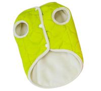 Okeeyseda Vêtements pour Animaux de Compagnie Automne et Hiver Vêtements pour Chiens Teddy Cat Vêtements pour Animaux de Compagnie Vêtements d'hiver en Coton Rembourré Pêche Jaune
