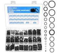 Okeno Selec1010 Pièces Kit de Joints Toriques, Joints d'Étanchéité NBR, Assortiment de Rondelles Caoutchouc, Pour Automobile Plomberie Conduits Pression Gaz (22 Tailles Différentes)