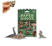 OKESYO Kit de papier origami pour chats DIY 50 feuilles 3D Chat/Chien/Dinosaure Origami Kit d'artisanat Animal Papier pliable fait à la main pour enfants, adultes, école, art