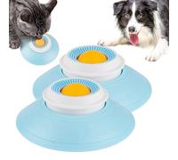 OKESYO Lot de 2 jouets pour chien - 14,5 x 5,5 cm - Avec ventouse et boule rotative - Gamelle pour chiens et chats - Repousse efficacement l'ennui en mangeant