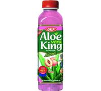 OKF Boisson à l’aloe vera à la pêche 20 x 500 ml, 1 carton (20 pièces)