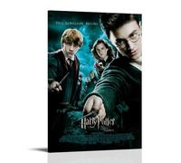 OKFPLM Harry PotterPoster sur toile style rétro pour décoration de chambre à coucher et salon 20 x 30 cm