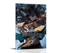 OKFPLM Solo Leveling Poster sur toile style rétro pour décoration de chambre à coucher et salon 20 x 30 cm Cadre style 7