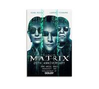 OKFPLM The Matrix Poster de style rétro sur toile pour décoration de chambre à coucher et salon 20 x 30 cm Sans cadre