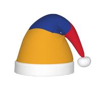 OKFSTY Chapeau de Noël drapeau de l'Arménie pour enfants, chapeau de Père Noël multi-usage pour fêtes et événements festifs