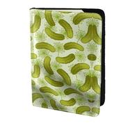 OKFSTY Étui de passeport tendance en cuir de vache imprimé pour sushi et aneth - 14 cm, Noir , Taille unique