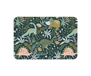 OKFSTY Tapis de bain imprimé dinosaure, tapis de bain antidérapant en diatomée pour salle de bain, tapis de douche, facile à nettoyer, 60 x 40 cm
