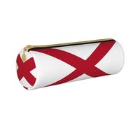 OKFSTY Trousse à crayons avec drapeau de l'État de l'Alabama, fournitures scolaires, fournitures scolaires, organisateur de stylos, trousse à crayons mignonne pour étudiants, blanc, Taille unique