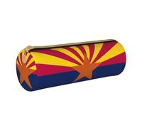 OKFSTY Trousse à crayons avec drapeau de l'État de l'Arizona, fournitures scolaires, fournitures scolaires, organisateur de stylos, trousse à crayons mignonne pour étudiants, blanc, Taille unique