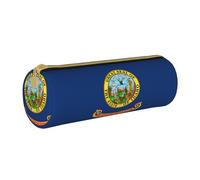 OKFSTY Trousse à crayons avec drapeau de l'État de l'Idaho - Fournitures scolaires - Organiseur de stylos - Joli sac à crayons pour étudiants, blanc, Taille unique, Organiseur de sac