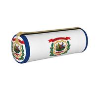 OKFSTY Trousse à crayons avec drapeau de l'État de Virginie occidentale, fournitures scolaires, organiseur de stylos, trousse à crayons mignonne pour étudiants, blanc, Taille unique, Organiseur de sac